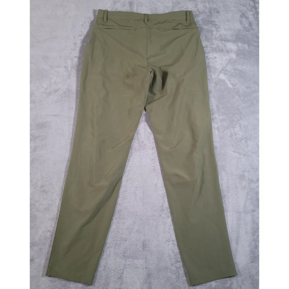 Fabletics Chino Golf Sport Casual Mens 32 x 34 Green Performance Only Chino